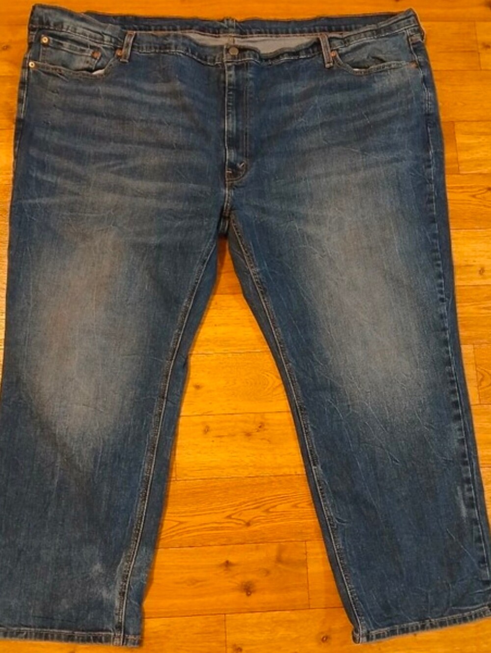 Levis 541 Men's Blue Denim Jeans - Classic Straight Fit Stretch